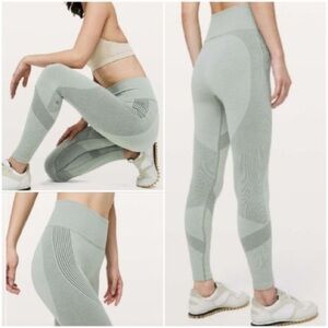 Lululemon Aerial Silk Tight 25” Leggings Light Gray Size 8